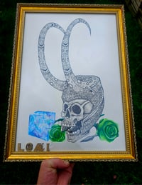 Image 1 of Ornate loki inktober original
