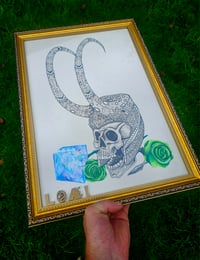 Image 2 of Ornate loki inktober original