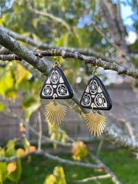 Image 5 of The Wonky Wheel Polymer Clay Earrings 1