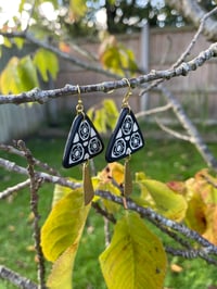 Image 3 of The Wonky Wheel Polymer Clay Earrings 3