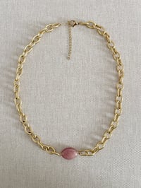 Image 1 of Collier OROS // Quartz Fraise 
