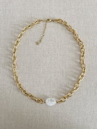 Image 3 of Collier OROS // Quartz nuage 