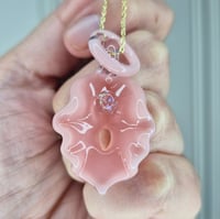 Image 1 of PINK OPAL VULVA PENDANT