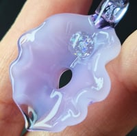 Image 2 of PURPLE OPAL VULVA PENDANT