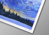 Image 2 of Promenade en hiver #6 (giclee print, A5)