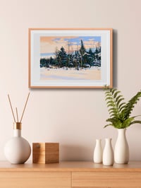 Image 3 of Promenade en hiver #2 (giclee print, A3)