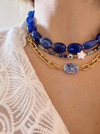 Image 3 of Collier EDEN // Bleu 