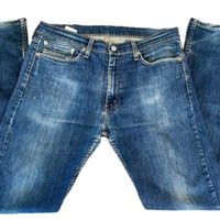 Image 6 of Mens Levi's 513  Jeans Vintage 2019 straight leg , dark wash , 98% cotton , SZ 34/34 