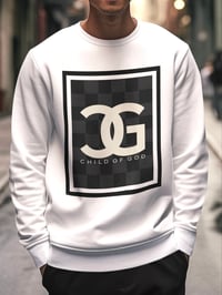 Image 1 of God /Checkerboard  - White / Black