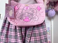 Image 4 of angel nurse bunny heart puffer bag