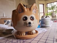 Image 2 of Custom Silly Kitty Pottery (Mug, Planter, Worry stone.) FOR CHRISTMAS