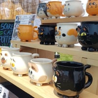 Image 5 of Custom Silly Kitty Pottery (Mug, Planter, Worry stone.) FOR CHRISTMAS