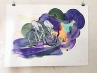 Image 3 of Will Barras "Tour de France". Sérigraphie