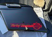 Image 9 of HD Shield and Script Saddlebag Decal