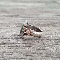Image 2 of Square Turquoise Ring, c. 1960s