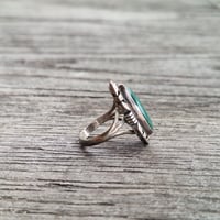 Image 3 of Southwest Malachite Ring, c. 1960s