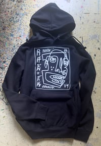 Image 1 of RAE BK • BLACK HOODED SWEATSHIRT
