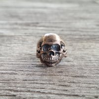 Image 1 of Hinged Jaw Skull Ring, c. 1980s