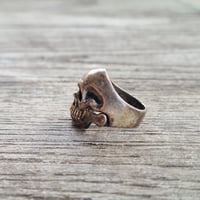 Image 2 of Hinged Jaw Skull Ring, c. 1980s