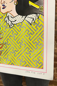 Image 3 of GEISHA HEADS II print