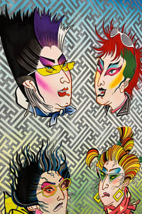 Image 2 of GEISHA HEADS II print