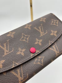 Image 2 of Louis Vuitton Monogram Emelie Wallet Fushcia
