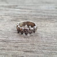 Image 2 of Skull Ring Band, c. 1980s