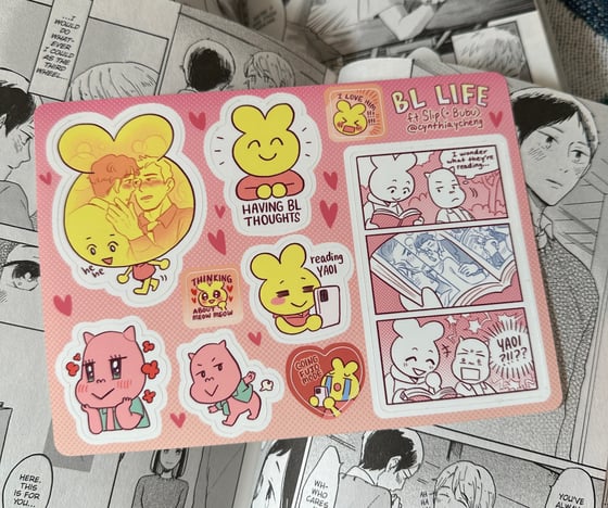 Image of BL Life sticker sheet