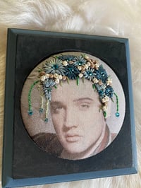 Image 2 of Elvis embroidered photograh