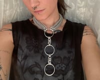 Image 2 of Triple O Ring Necklace