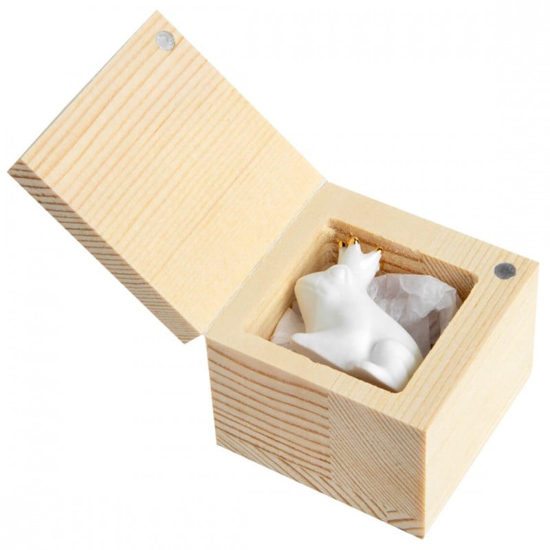 Image of Petite Boîte porte bonheur "Grenouille Kiss Me"