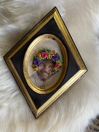 Image 1 of Happy Little Bob Ross photo embroidery