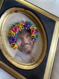 Image 3 of Happy Little Bob Ross photo embroidery