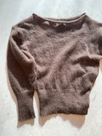 Image 1 of Luna Alpaca Top — Brown