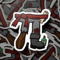 Image 1 of Pi-r-8 Sticker | Pirate Math Pun