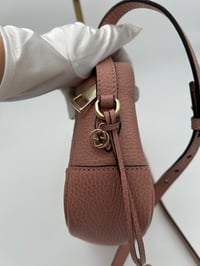 Image 9 of Gucci Bree GG Canvas Pink Leather Crossbody Bag