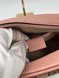 Image 16 of Gucci Bree GG Canvas Pink Leather Crossbody Bag