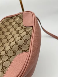 Image 7 of Gucci Bree GG Canvas Pink Leather Crossbody Bag