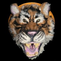 Image 4 of Life-Size Tiger Head Wall Mount • OOAK