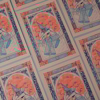 Image 4 of In The Garden Riso Print