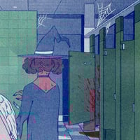 Image 3 of At The Witching Hour Riso Print