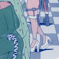 Image 4 of At The Witching Hour Riso Print