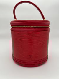 Image 1 of Louis Vuitton Cannes Red Epi Leather Top Handle Bag