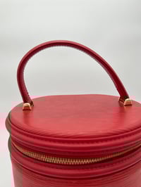 Image 4 of Louis Vuitton Cannes Red Epi Leather Top Handle Bag
