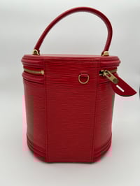 Image 7 of Louis Vuitton Cannes Red Epi Leather Top Handle Bag