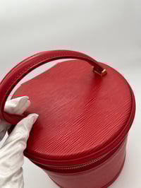 Image 6 of Louis Vuitton Cannes Red Epi Leather Top Handle Bag