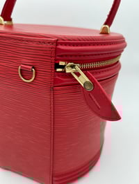 Image 8 of Louis Vuitton Cannes Red Epi Leather Top Handle Bag