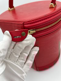 Image 10 of Louis Vuitton Cannes Red Epi Leather Top Handle Bag
