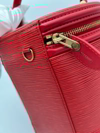 Image 9 of Louis Vuitton Cannes Red Epi Leather Top Handle Bag