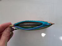 Image 5 of Teal Cork Minimalist Zipper ID Wallets